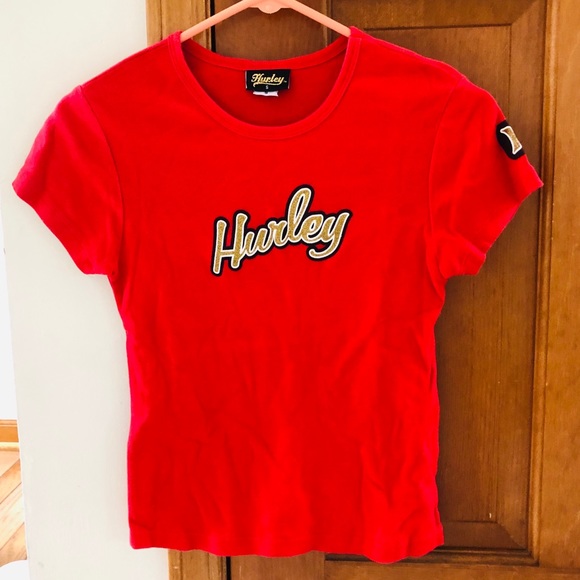 red womens tshirt